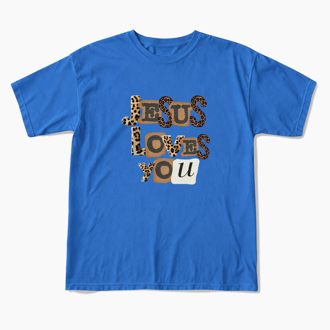 Jesus Loves You Leopard T Shirts