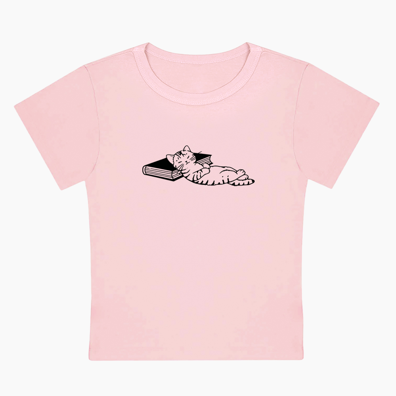 Cute Literary Cat Baby Tee