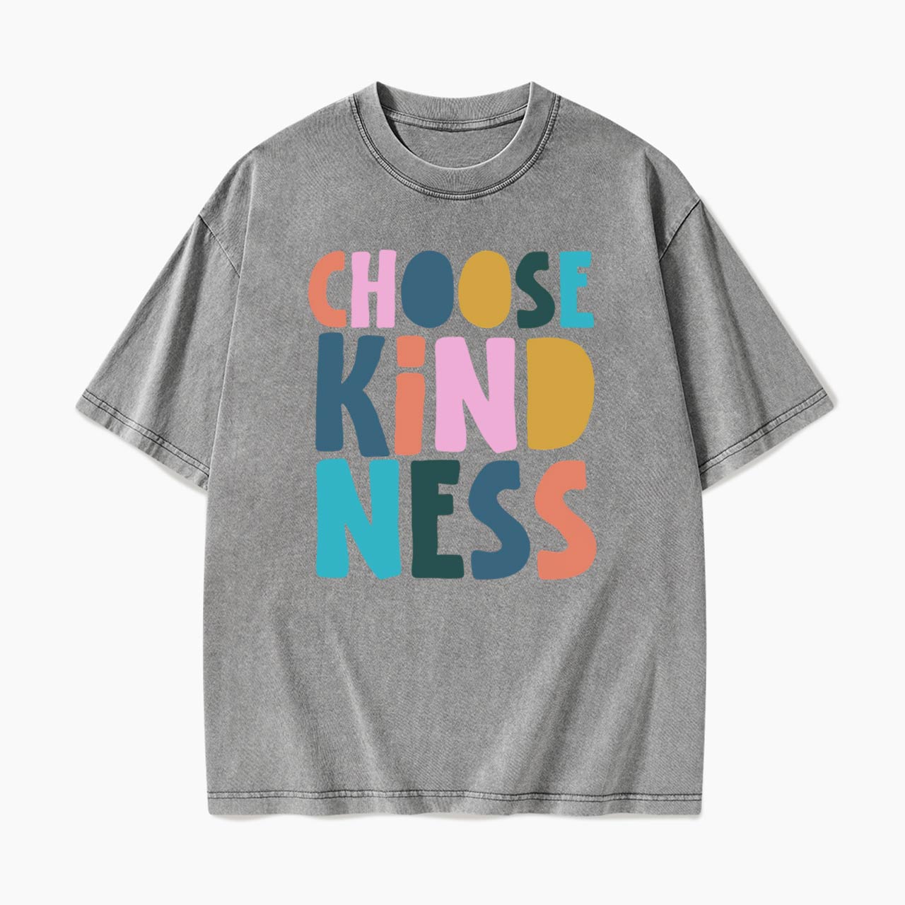 Choose Kindness Motivational Washed Tees