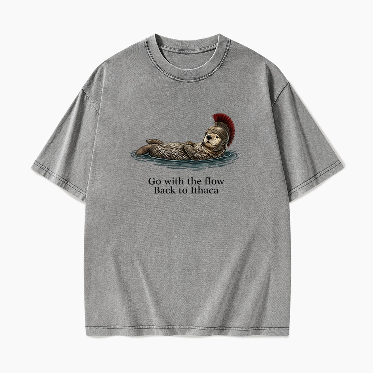 Go With The Flow Back to Ithaca Washed Tees
