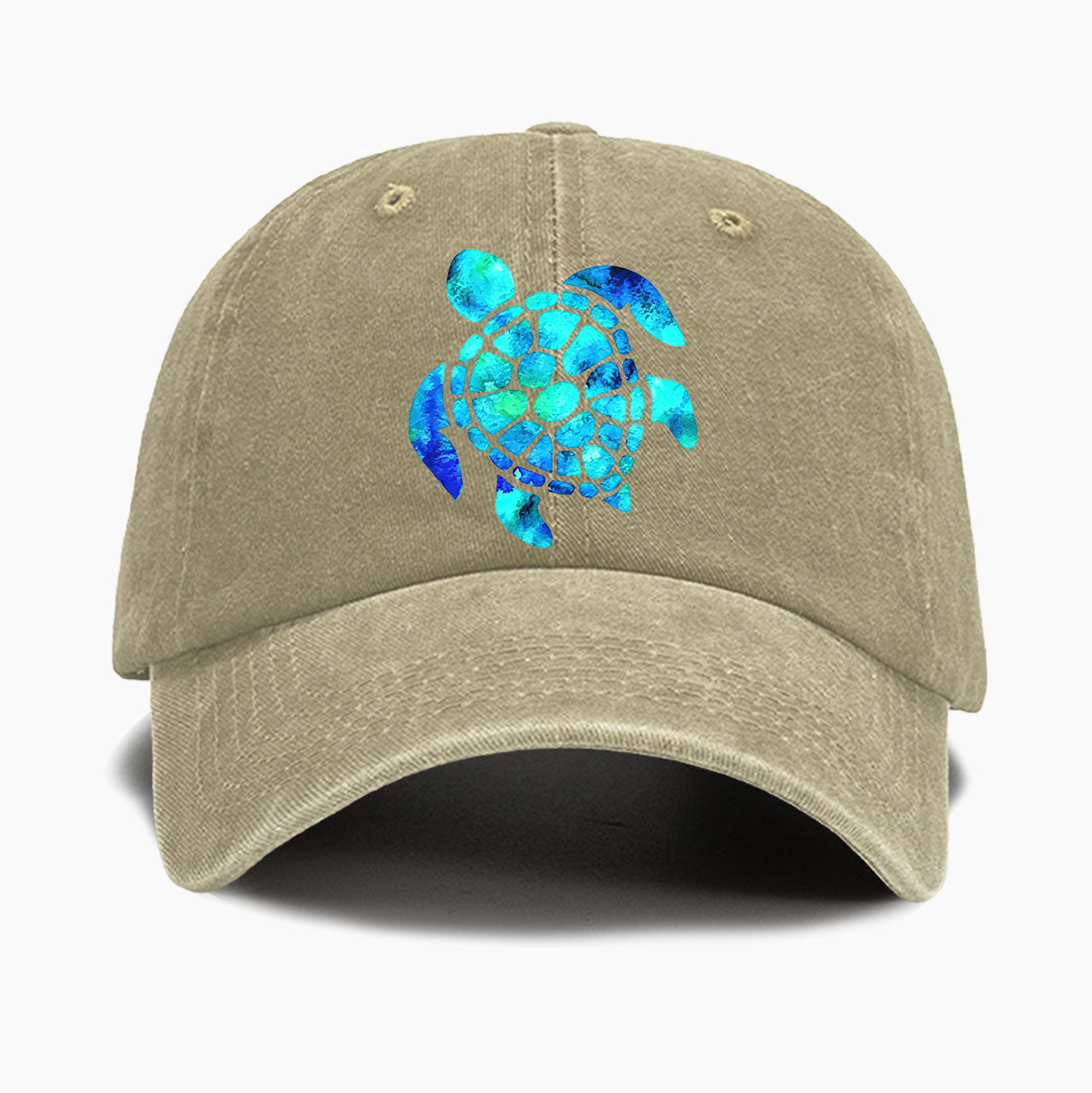 Sea Turtle Washed Baseball Cap