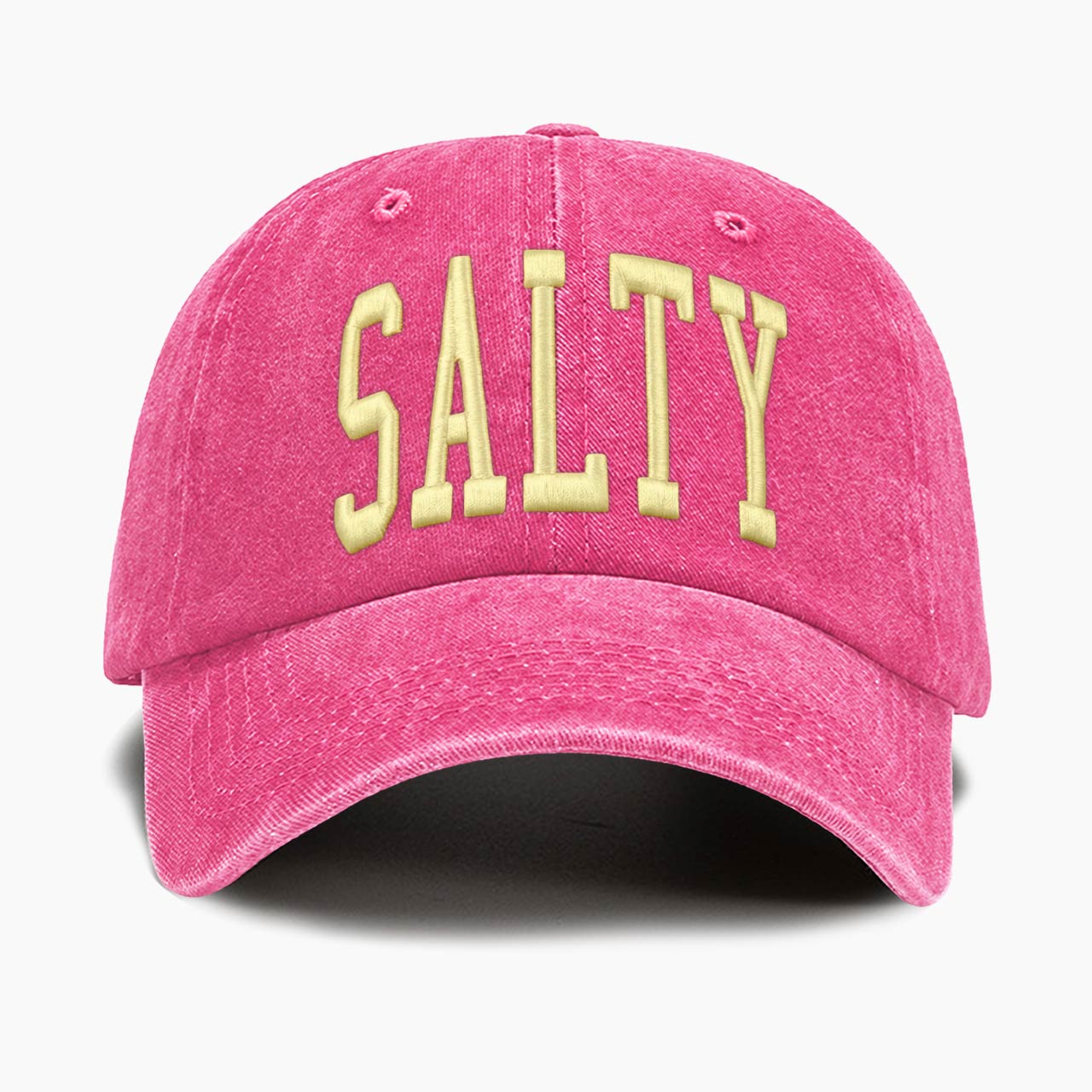 Embroidered Salty Washed Baseball Cap