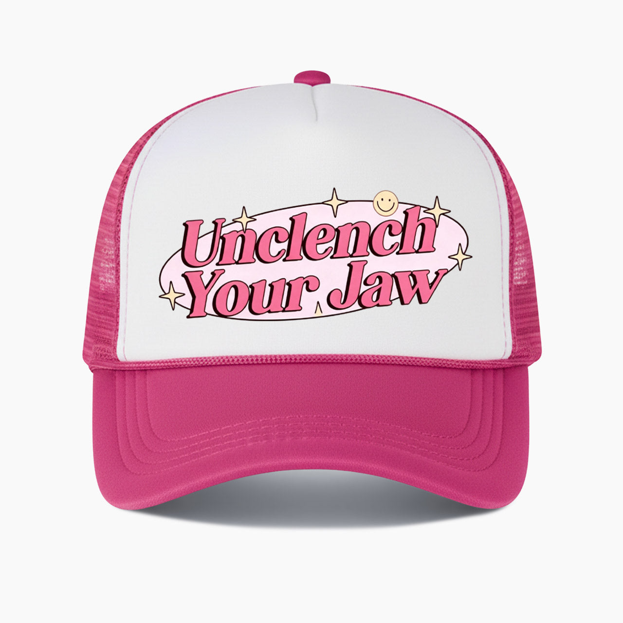 Unclench Your Jaw Colorblock Trucker Hat