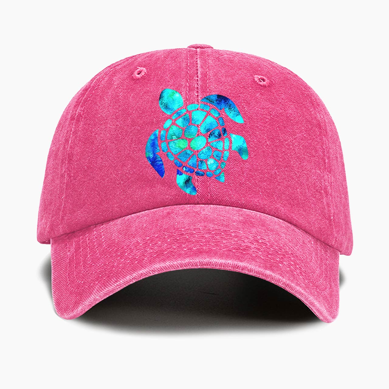 Sea Turtle Washed Baseball Cap