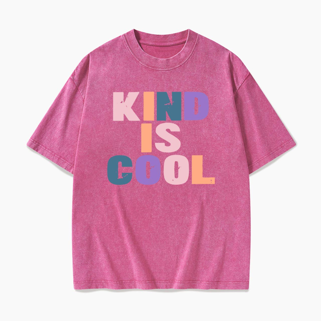 Kind Is Cool Positive Vibes Washed Tees