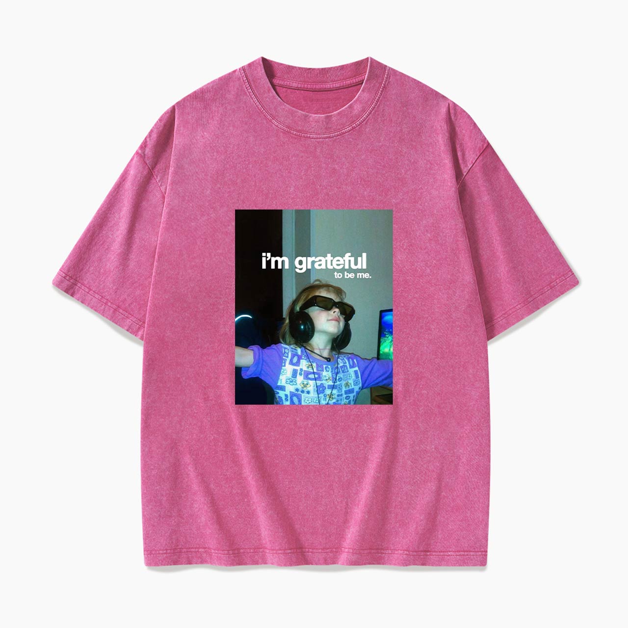 I am Grateful Aesthetic Washed Tees