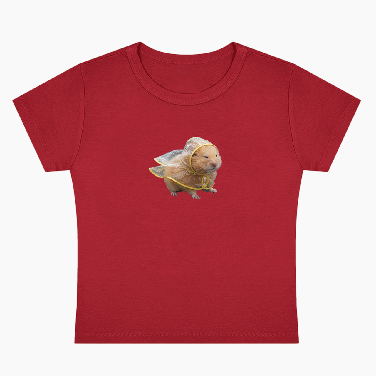 Hamster in Raincoat Baby Tee