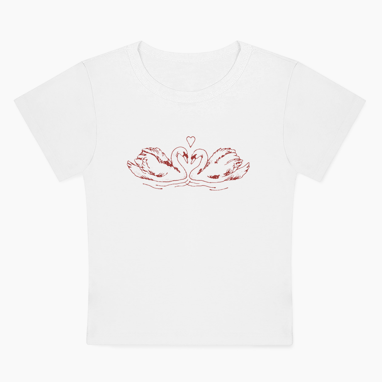 Vintage Swans Baby Tee