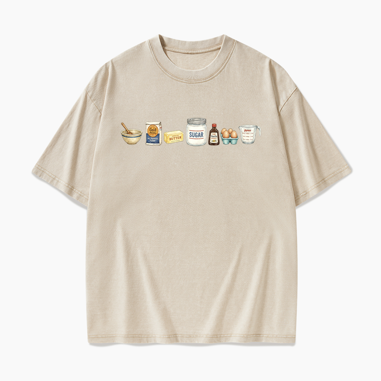 Freshly Baked Artisan Bread Washed Tees