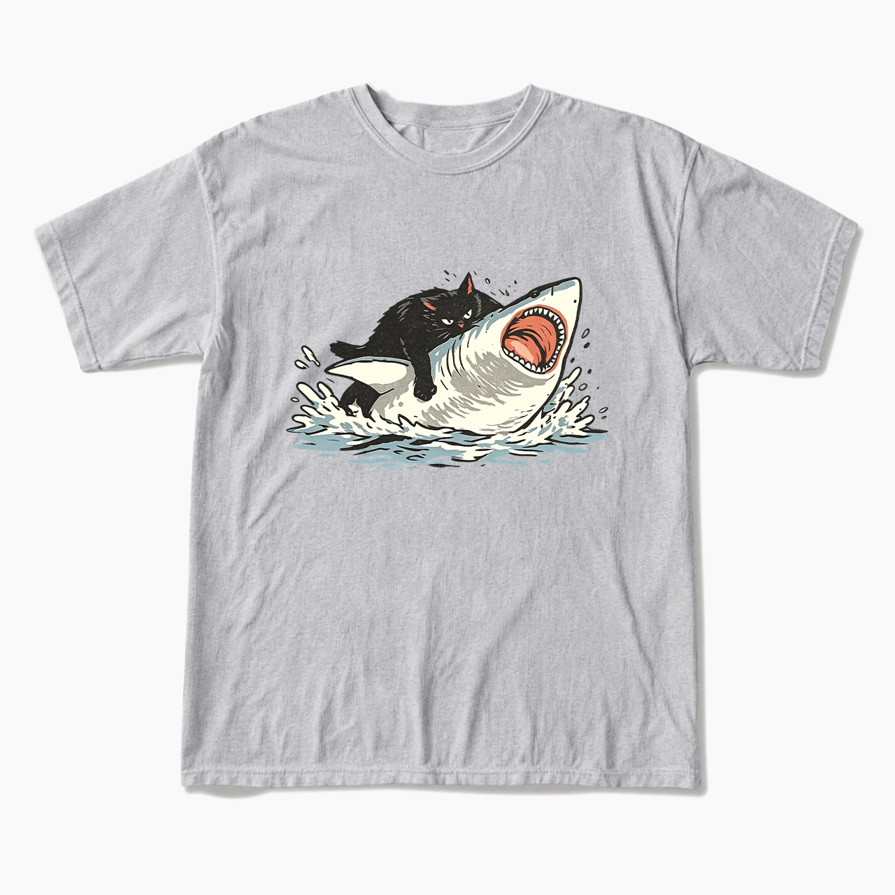 Fat Cat Vs Shark T Shirts