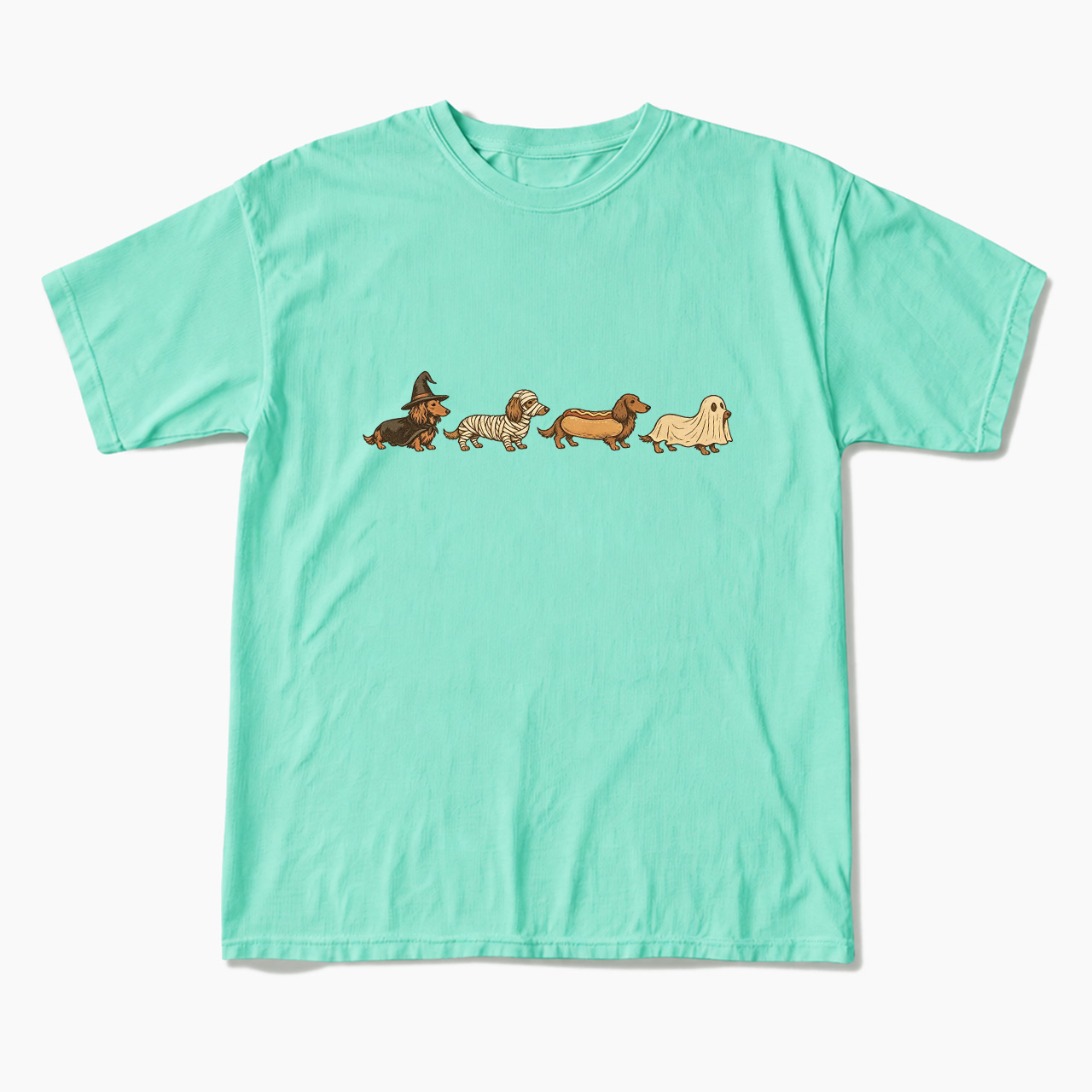 Spooky Dachshund Halloween T Shirts