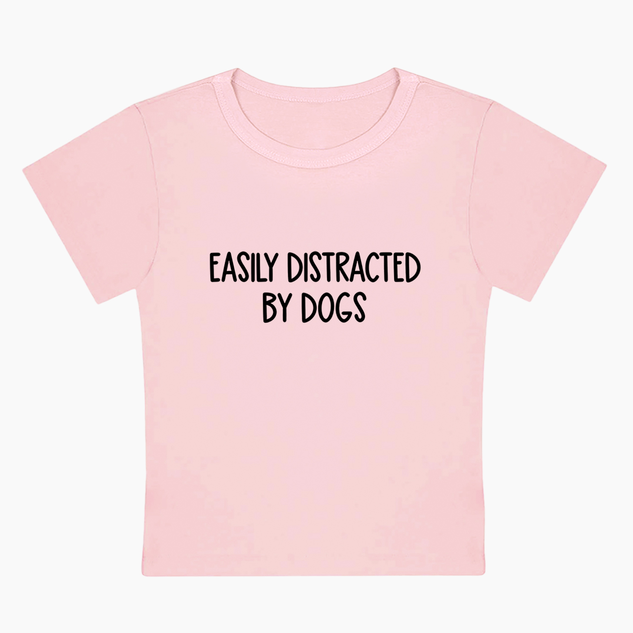 Easily Distracted By Dogs Baby Tee
