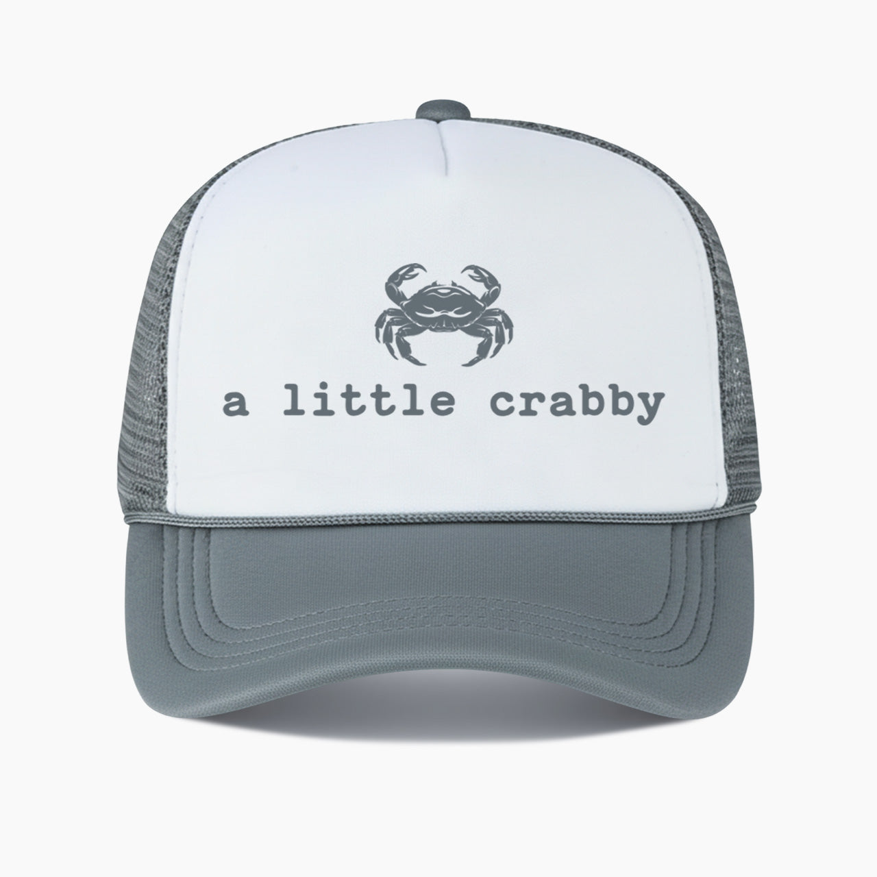 A little Crabby Colorblock Trucker Hat