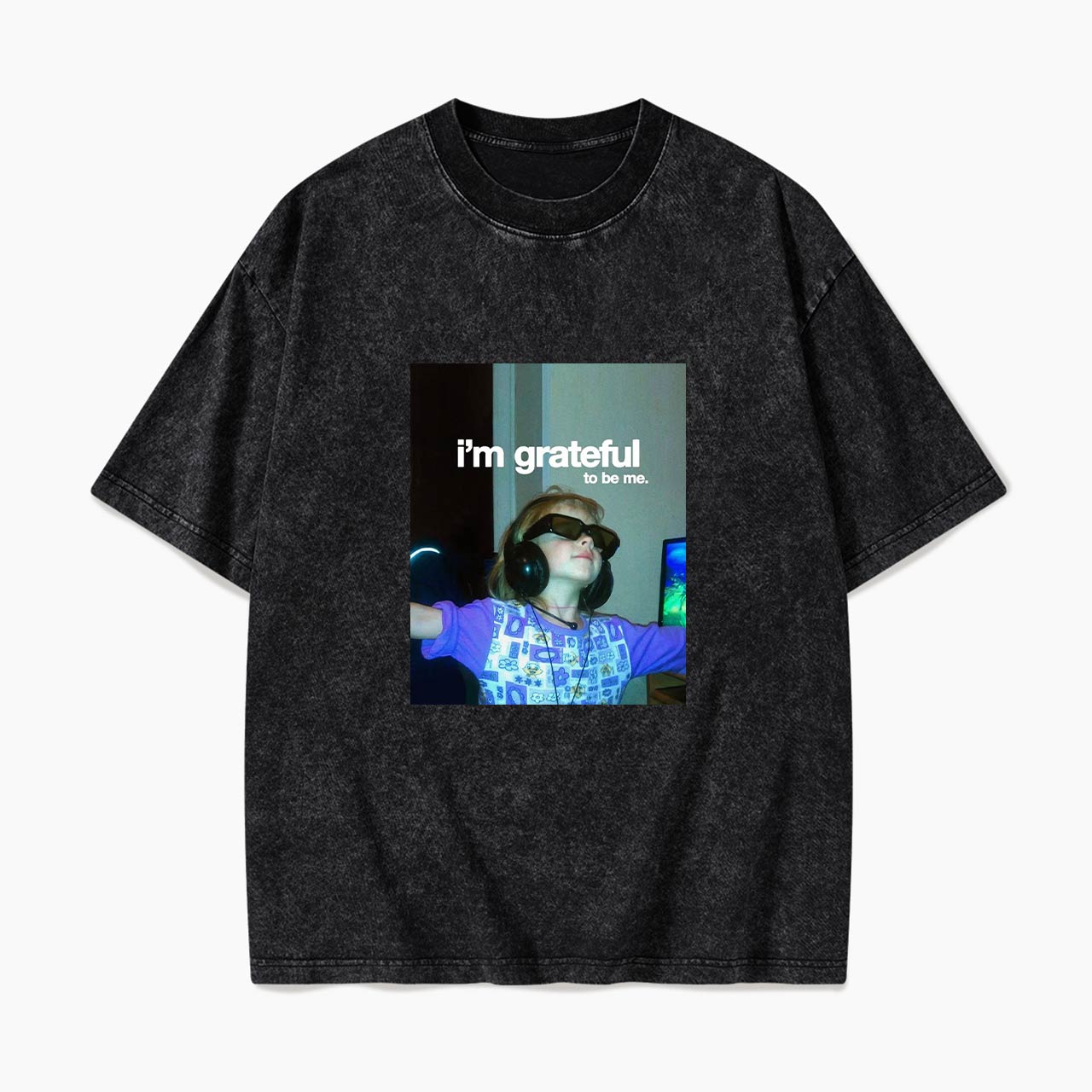 I am Grateful Aesthetic Washed Tees