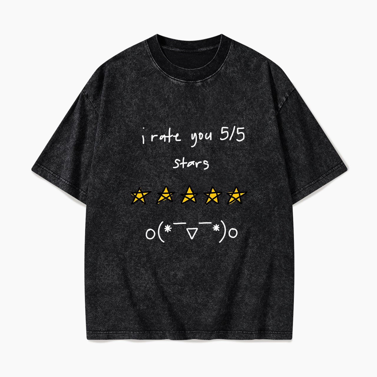 I Rate You 5 of 5 Stars Washed Tees
