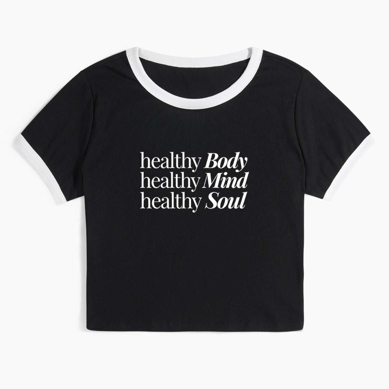 Healthy Body Mind Soul Ringer Tee