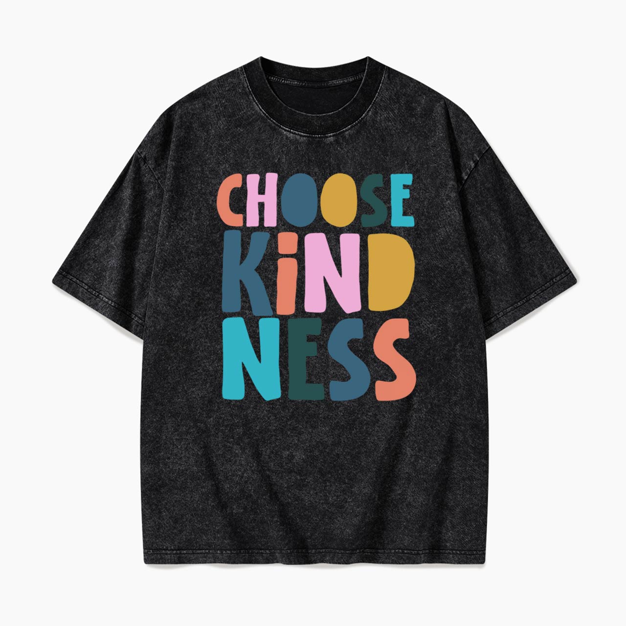 Choose Kindness Motivational Washed Tees
