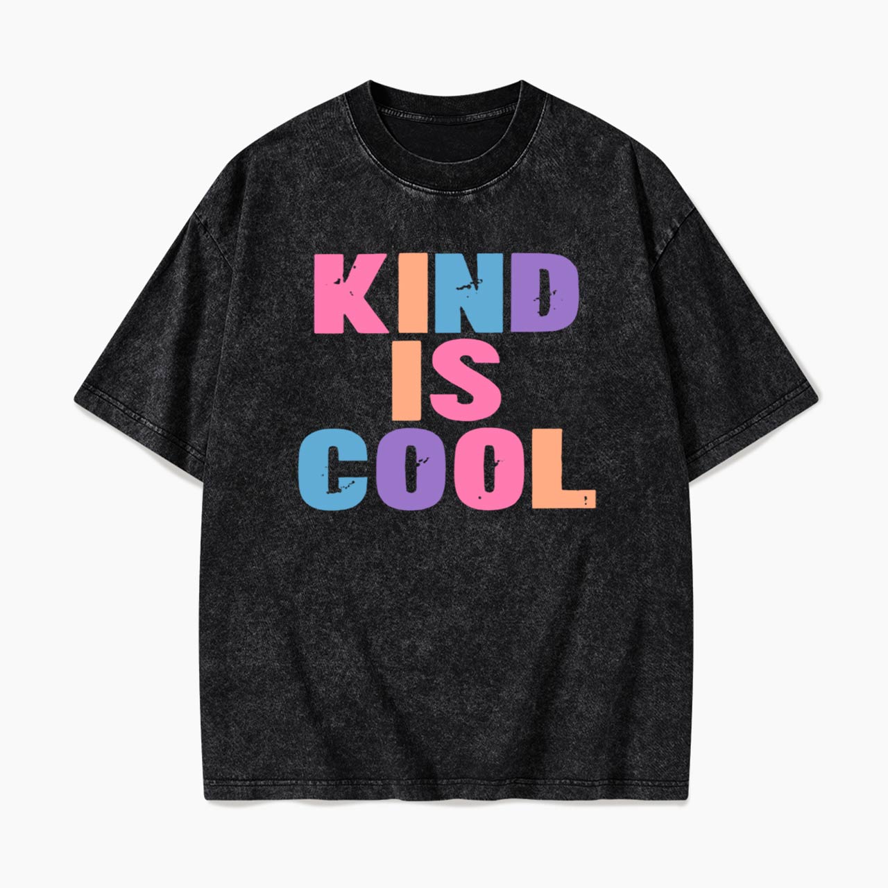 Kind Is Cool Positive Vibes Washed Tees
