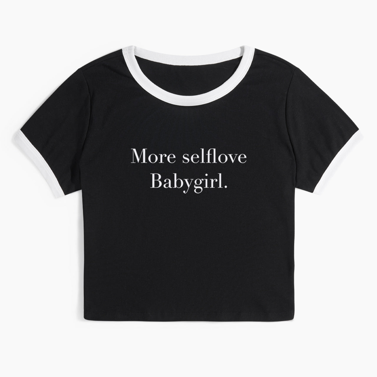 More selflove Babygirl Ringer Tee