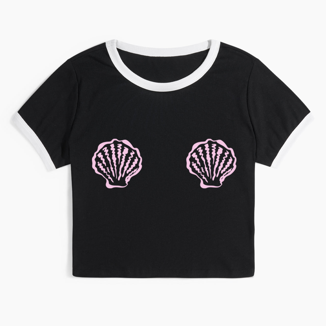 Sunny Seashell Ringer Tee