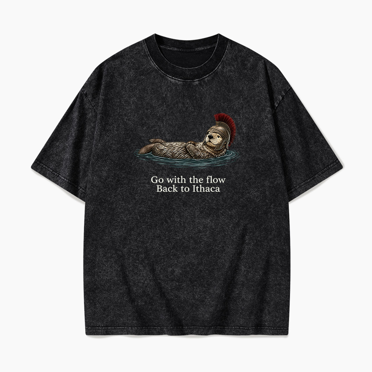 Go With The Flow Back to Ithaca Washed Tees