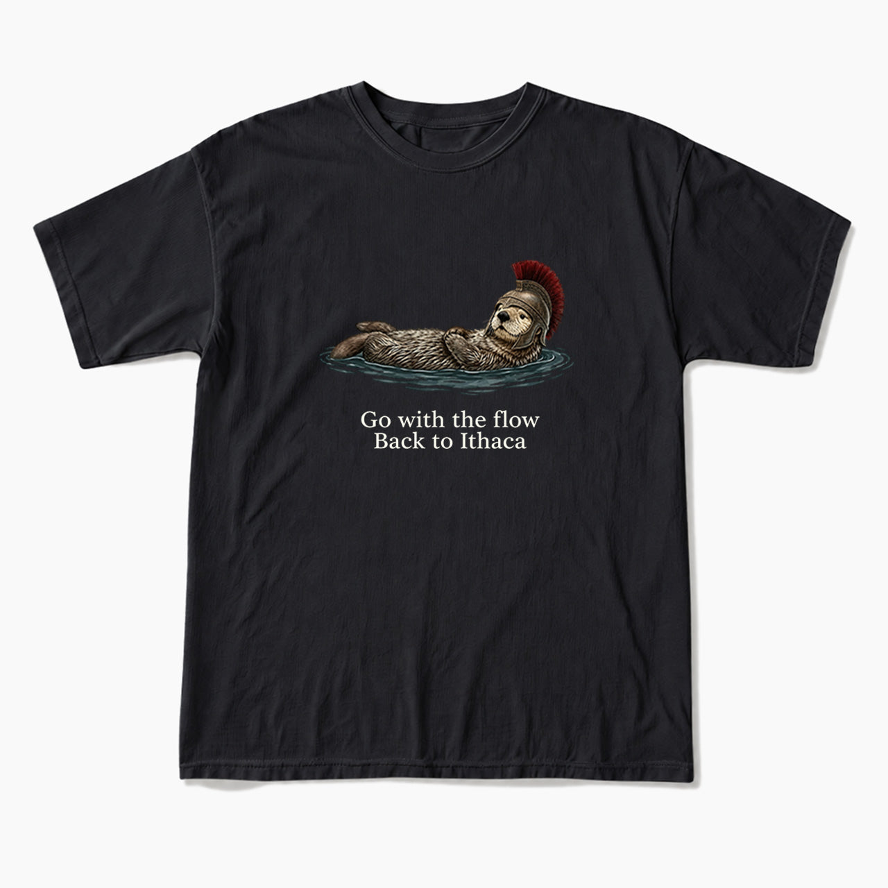Go With The Flow Back to Ithaca T Shirts