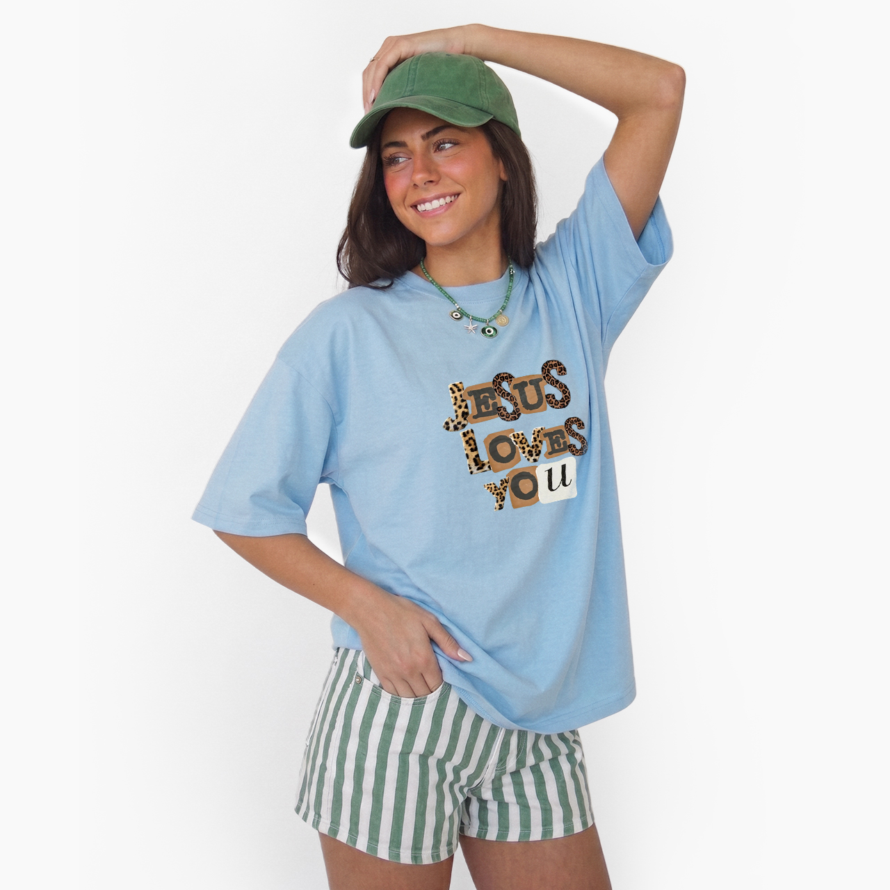Jesus Loves You Leopard T Shirts