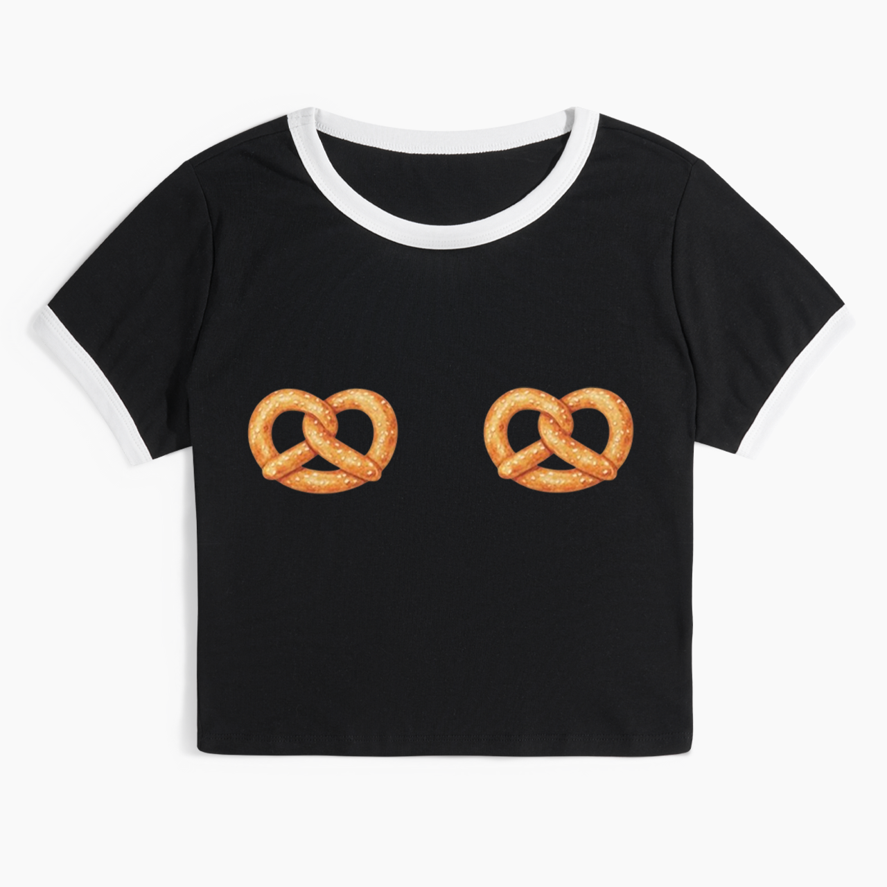 Salty But Sweet Pretzel Ringer Tee
