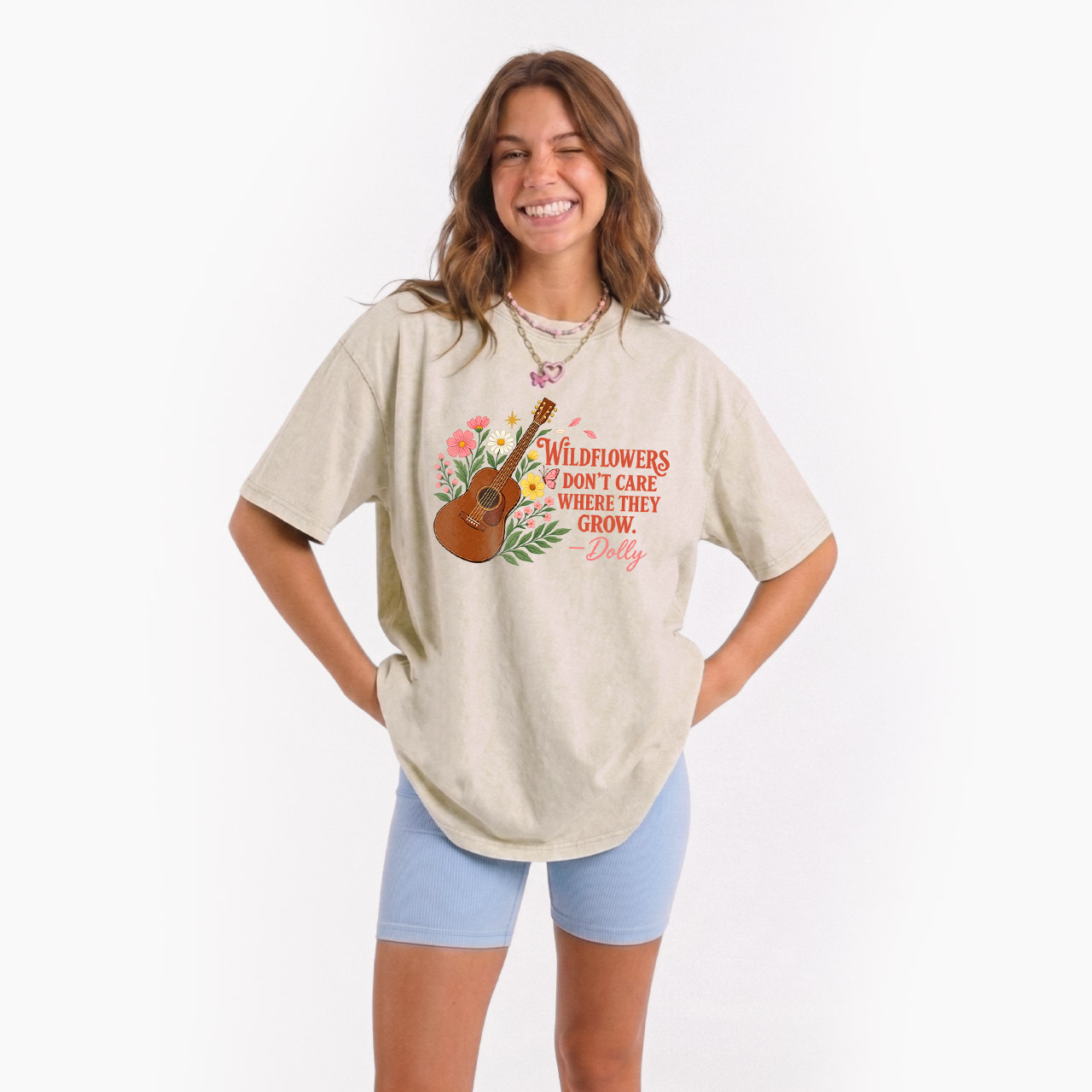 Wildflowers Country Music Washed Tees