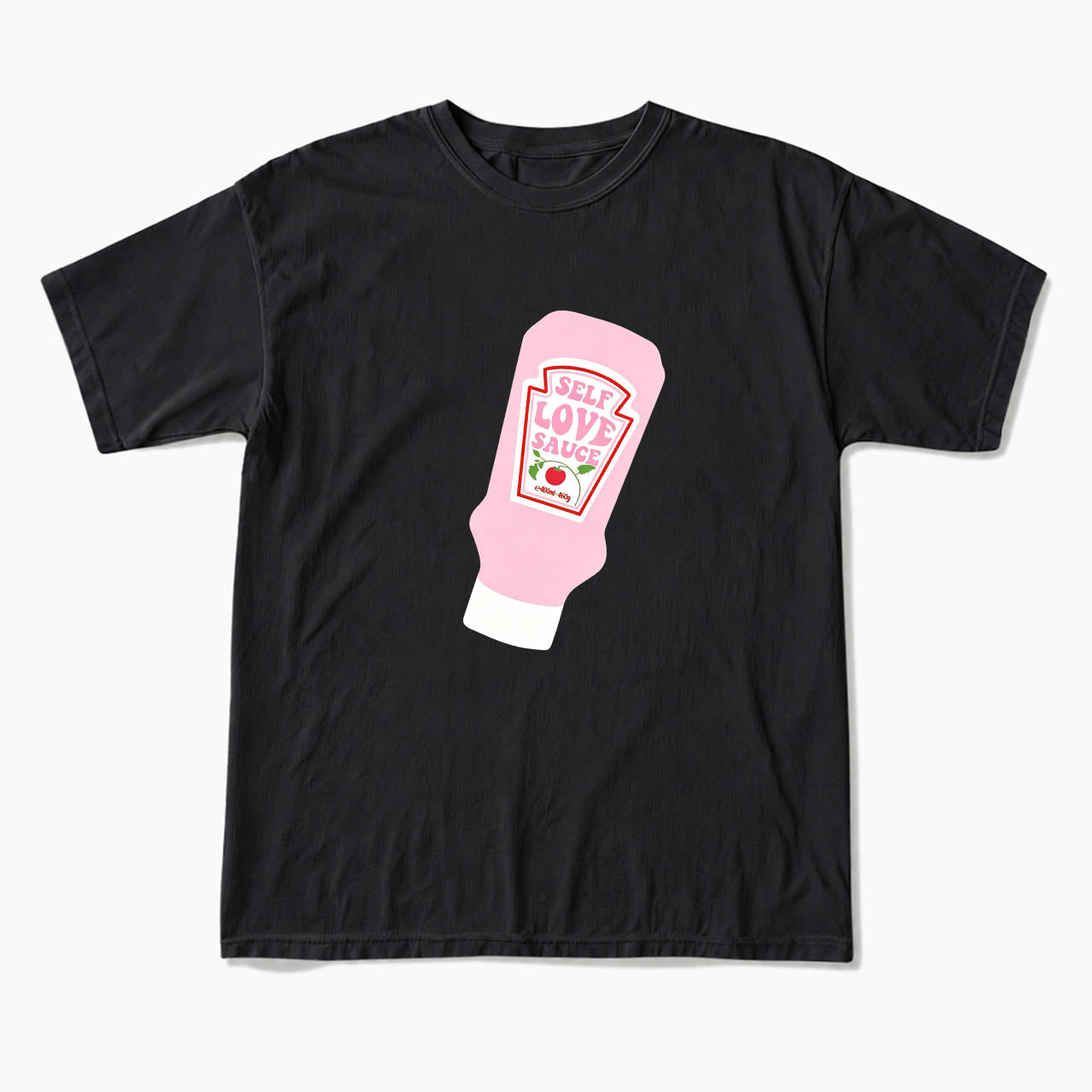 Pink Self Love Sauce Bottle T Shirts