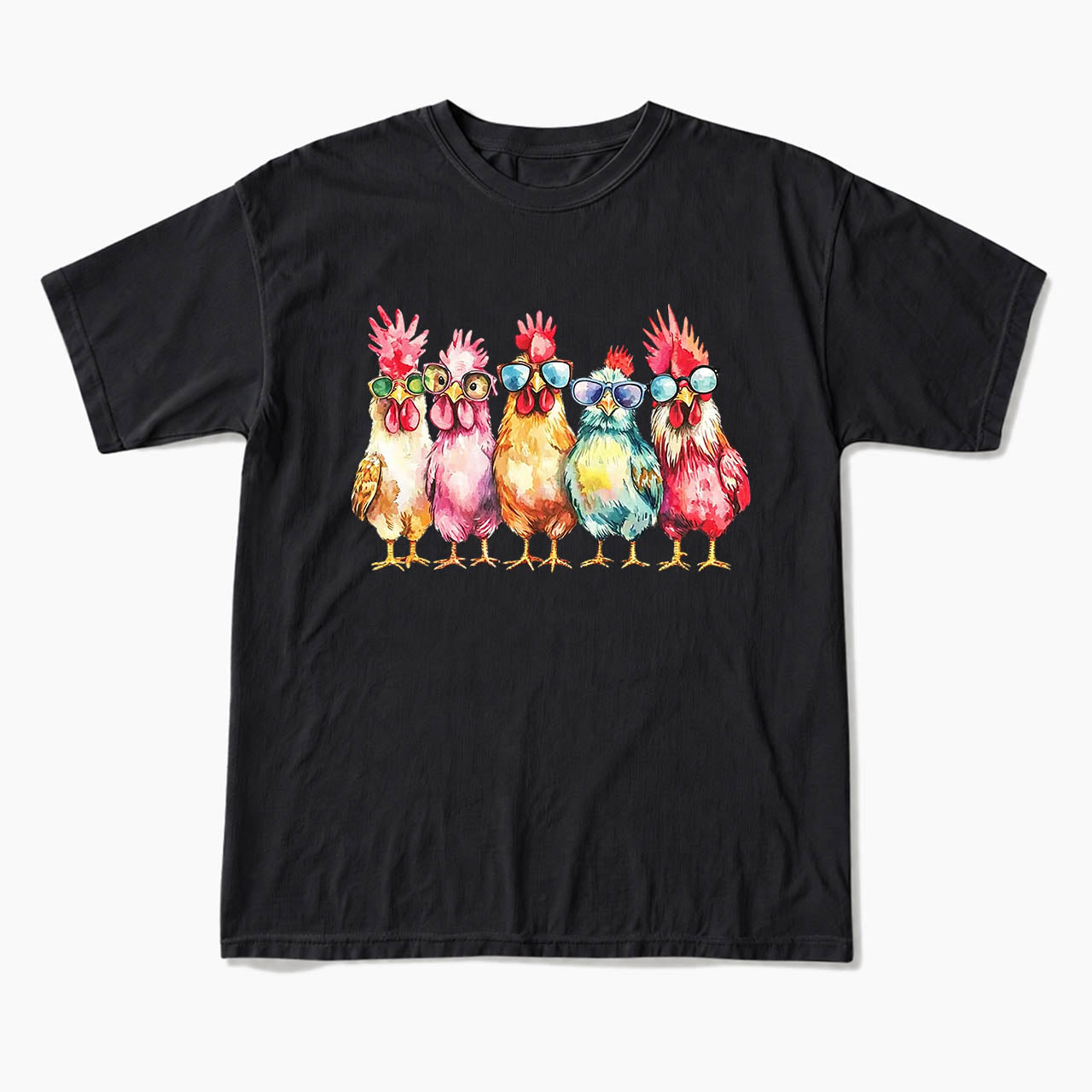 Funny Farmer Chicken T Shirts