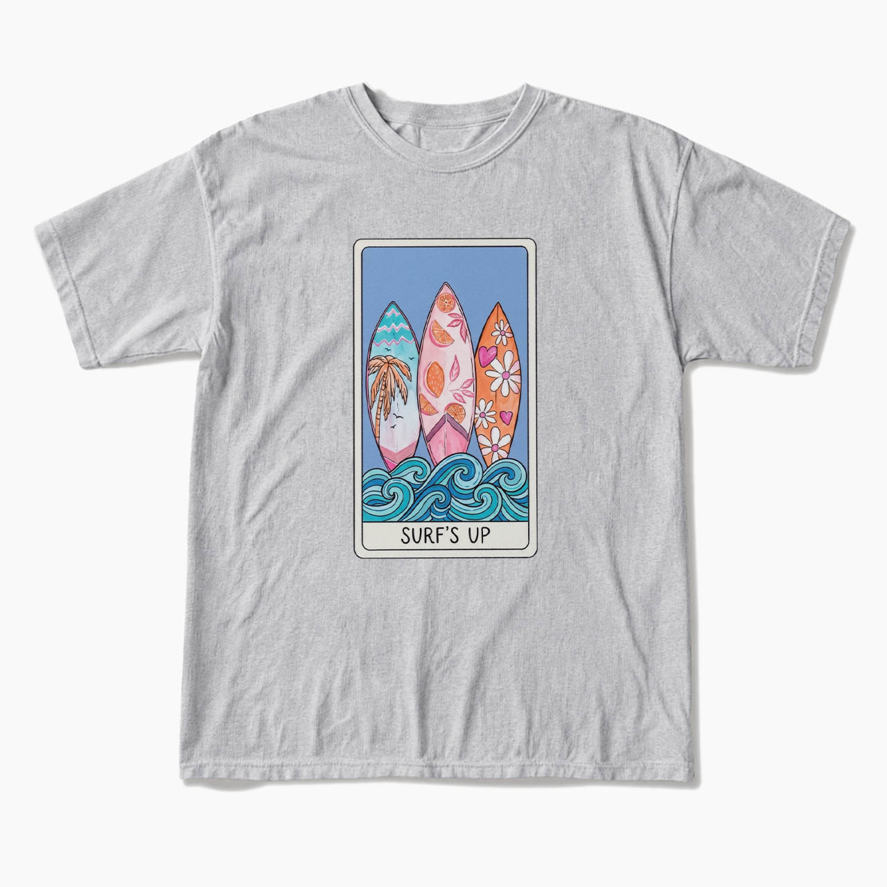 SURFS UP Tarot Card T Shirts