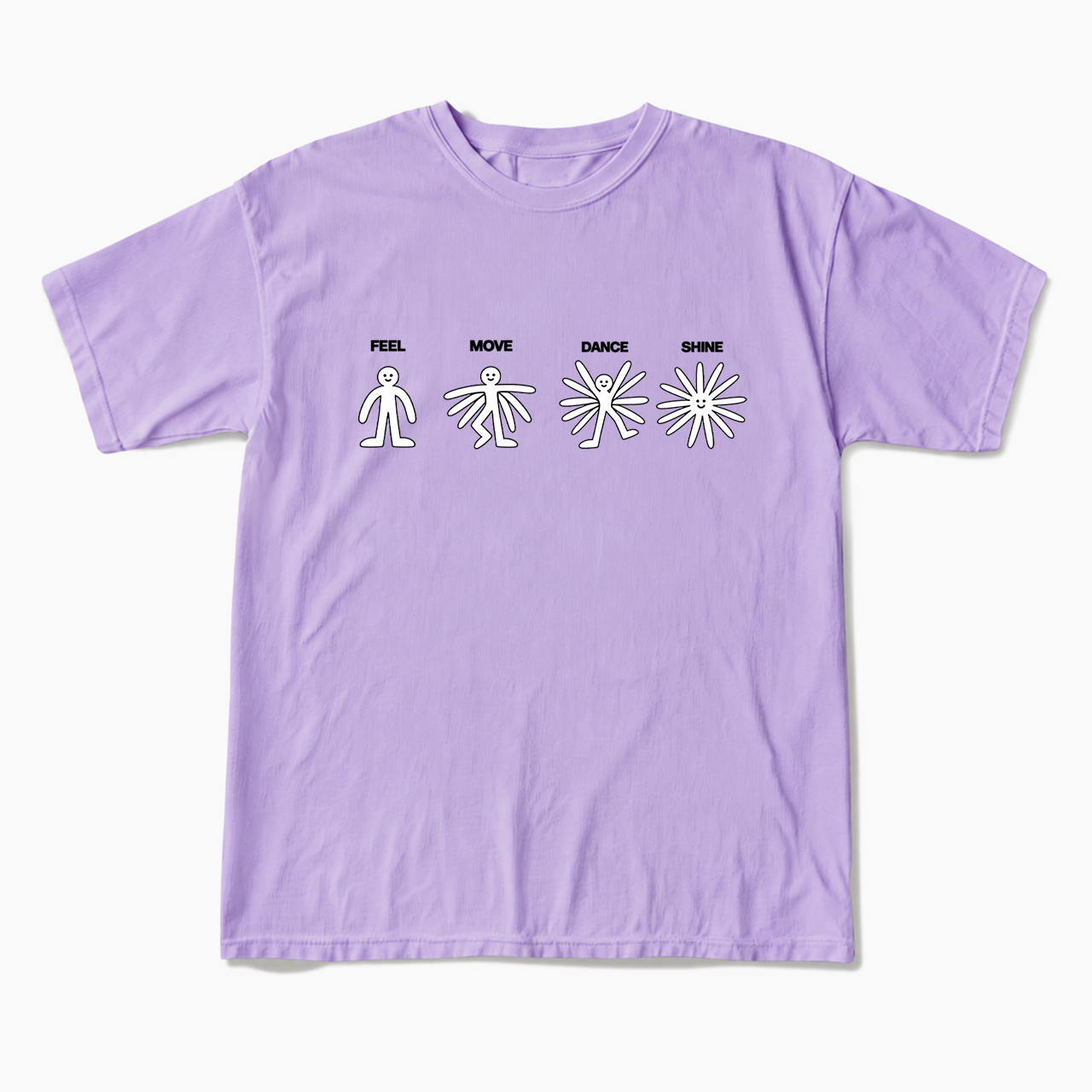 Feel Move Dance Shine T Shirts