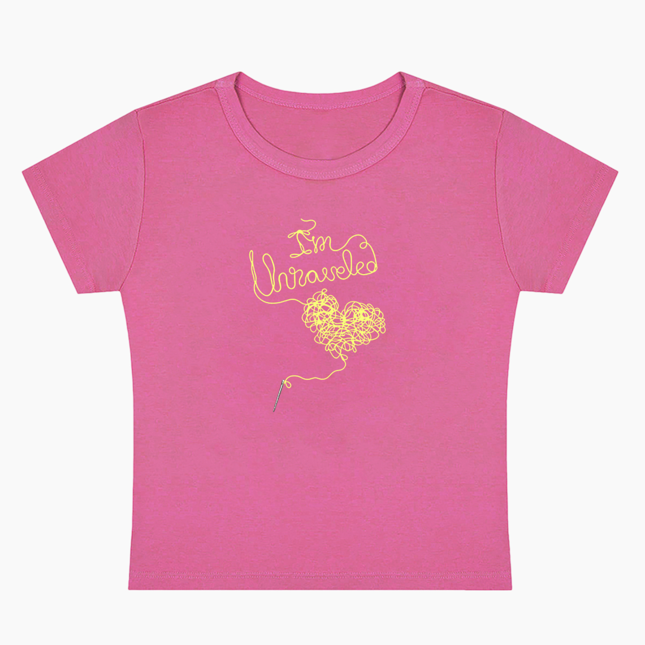 I'm Unraveled Baby Tee