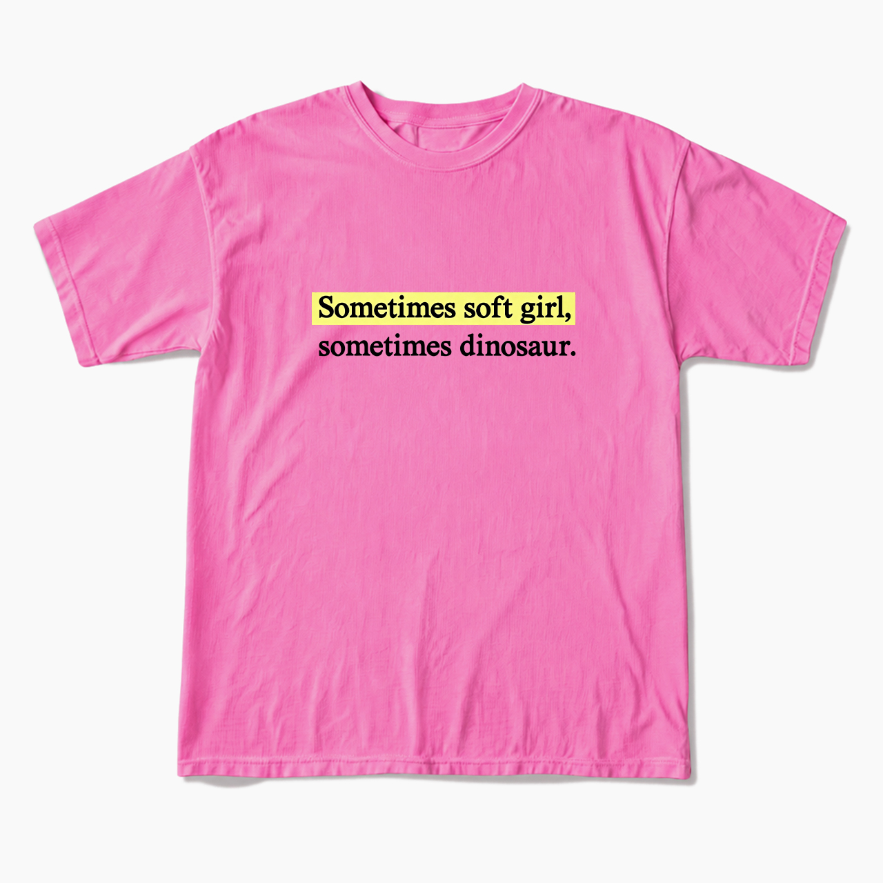 Sometimes Soft Girl Sometimes Dinosaur T Shirts