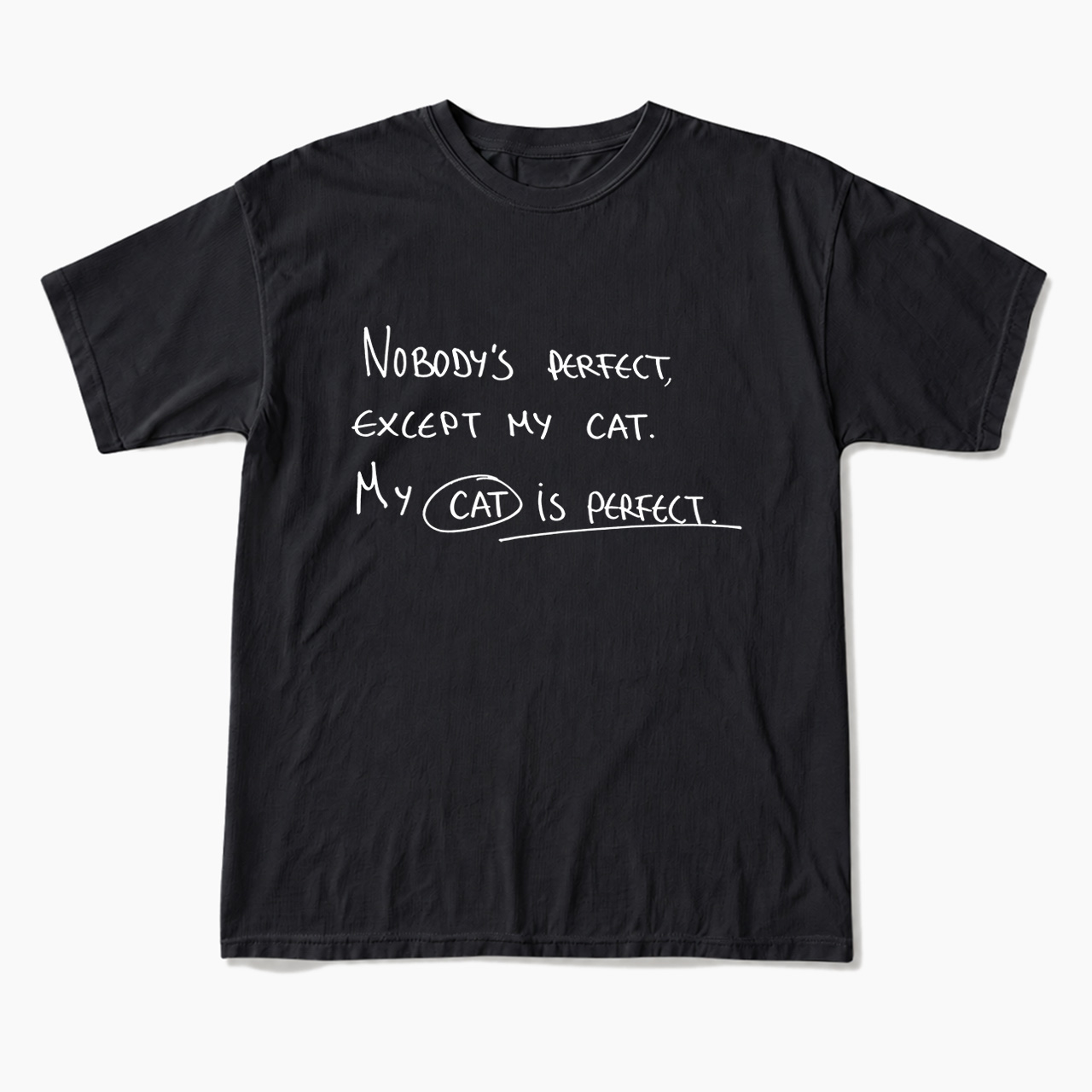 My Cat Is Perfect T Shirts