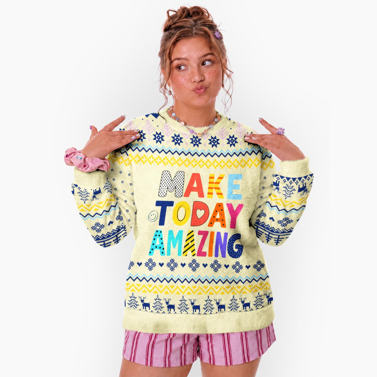 Make Today Amazing Mohair Sweatshirts