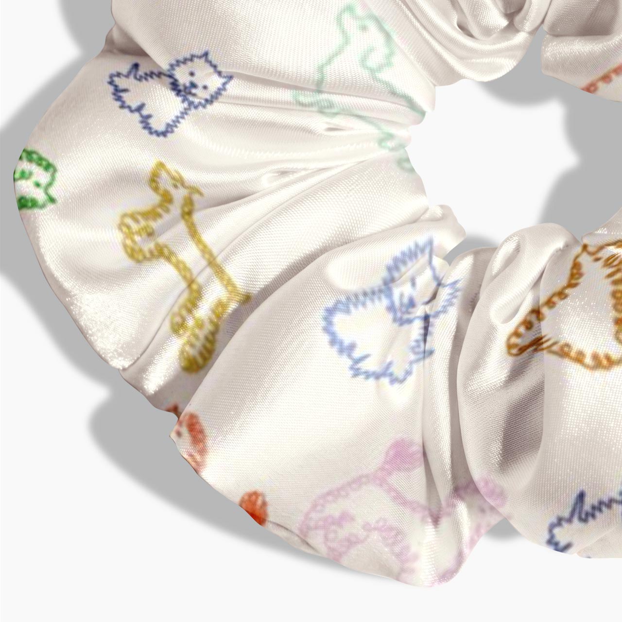 Multi-Color Puppy Hair Scrunchie Jellypine