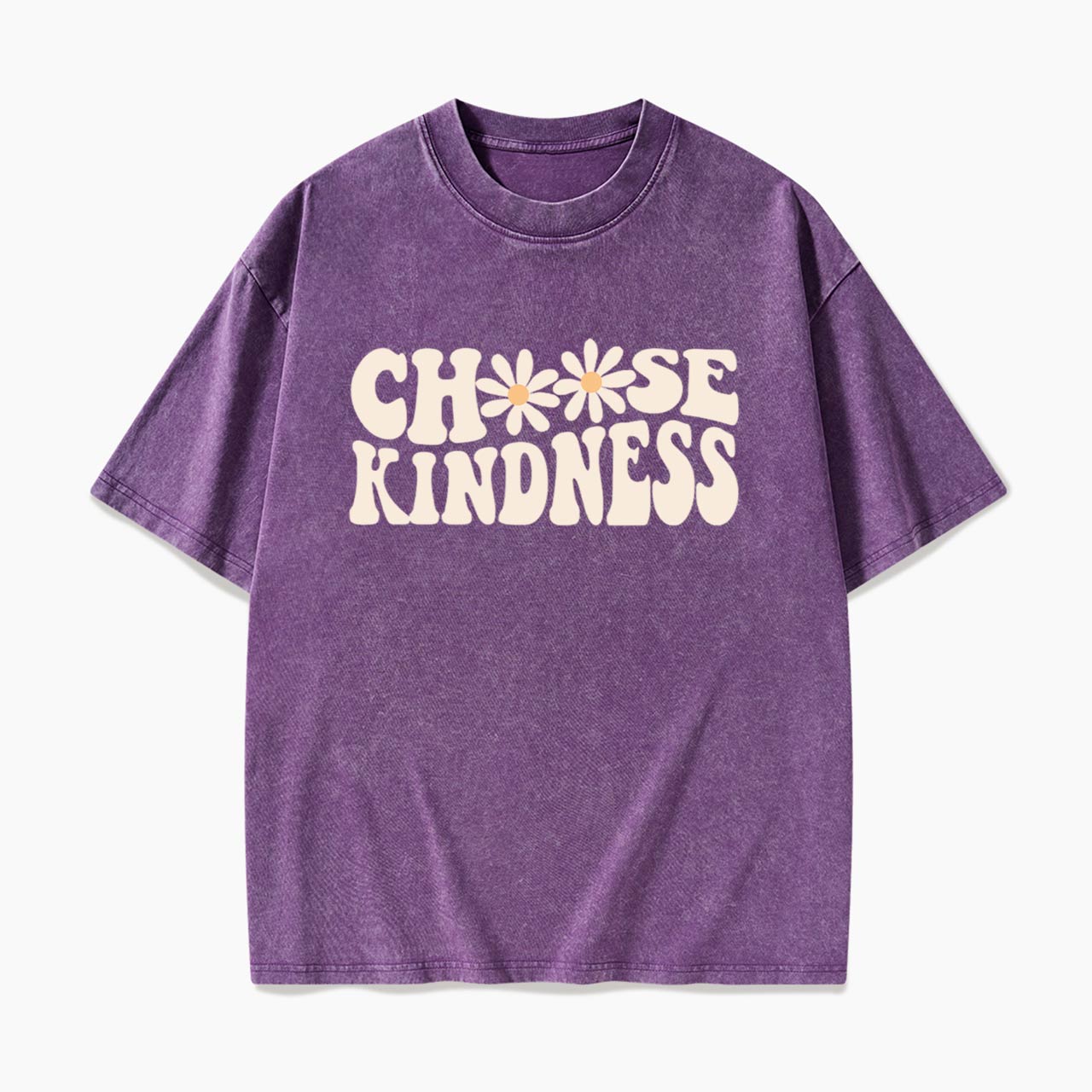 Choose Kindness Daisy Washed Tees