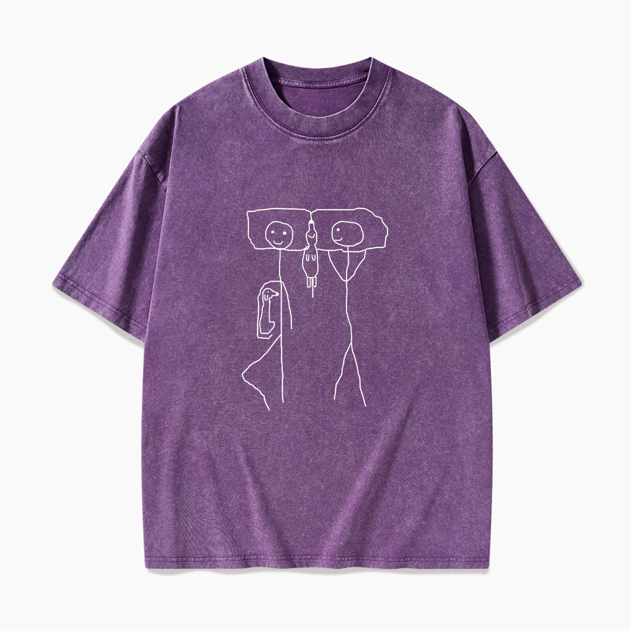 Me and my Two Dogs Washed Tees