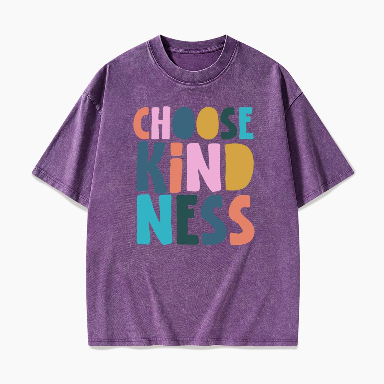 Choose Kindness Motivational Washed Tees