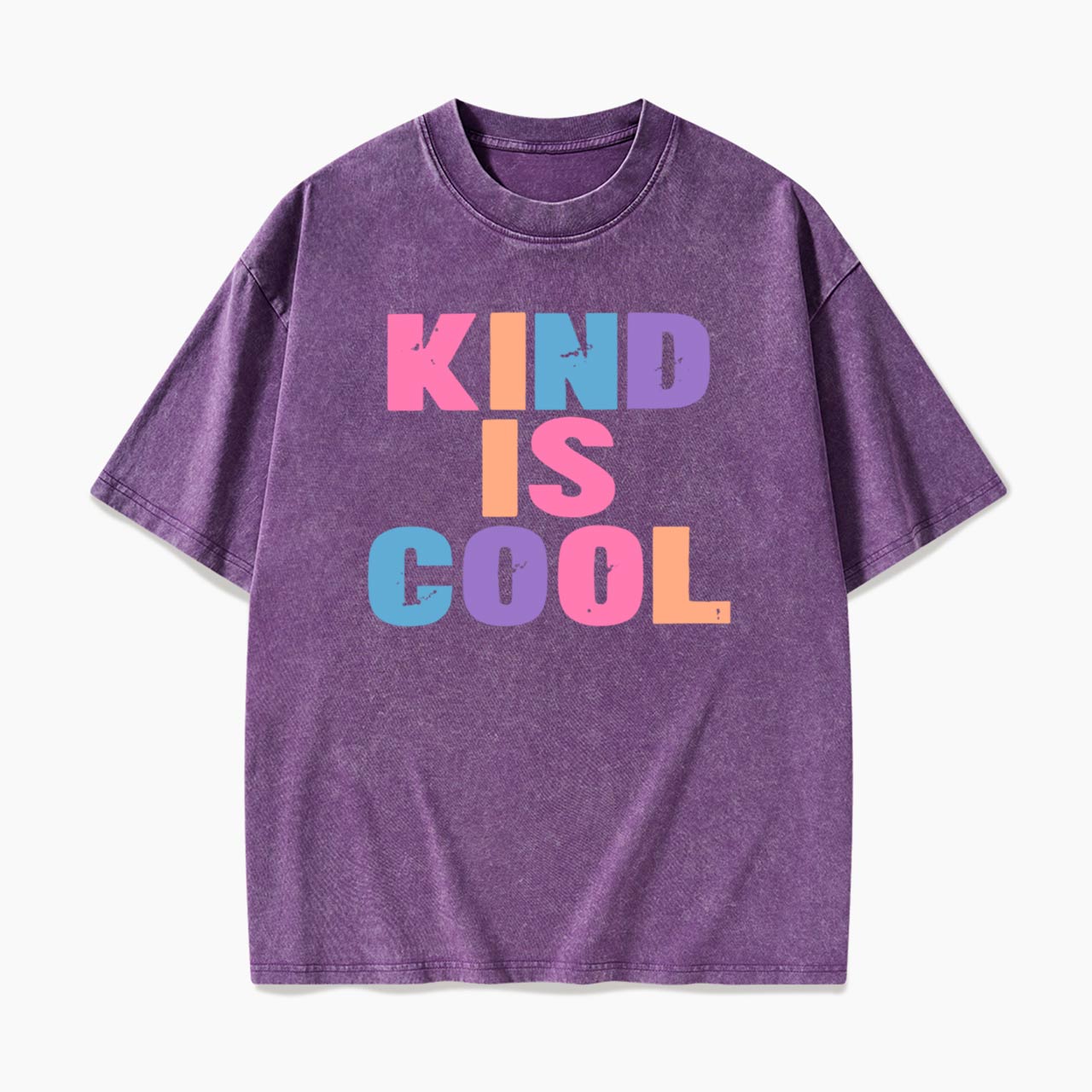Kind Is Cool Positive Vibes Washed Tees