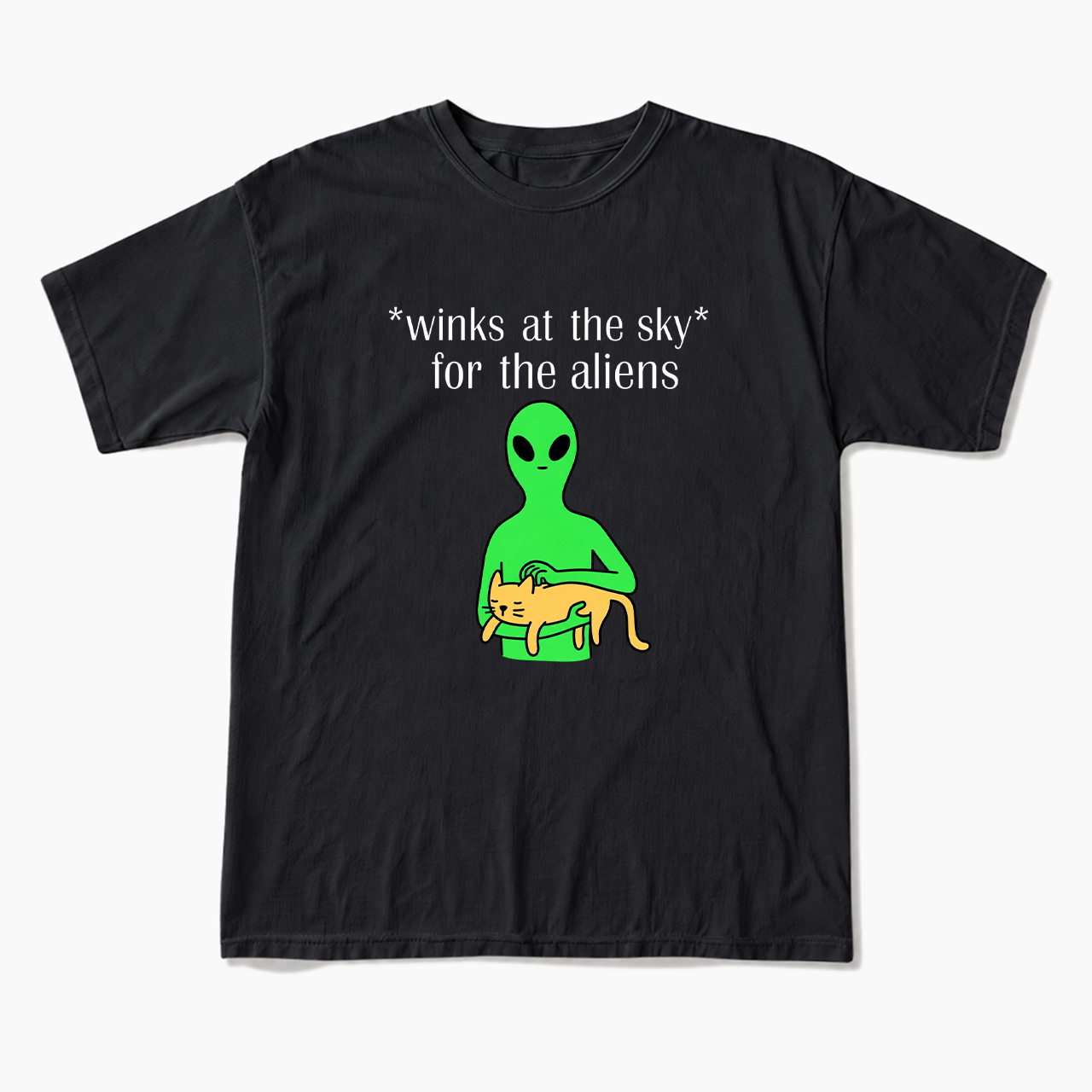 Winks At The Sky For The Aliens T Shirts