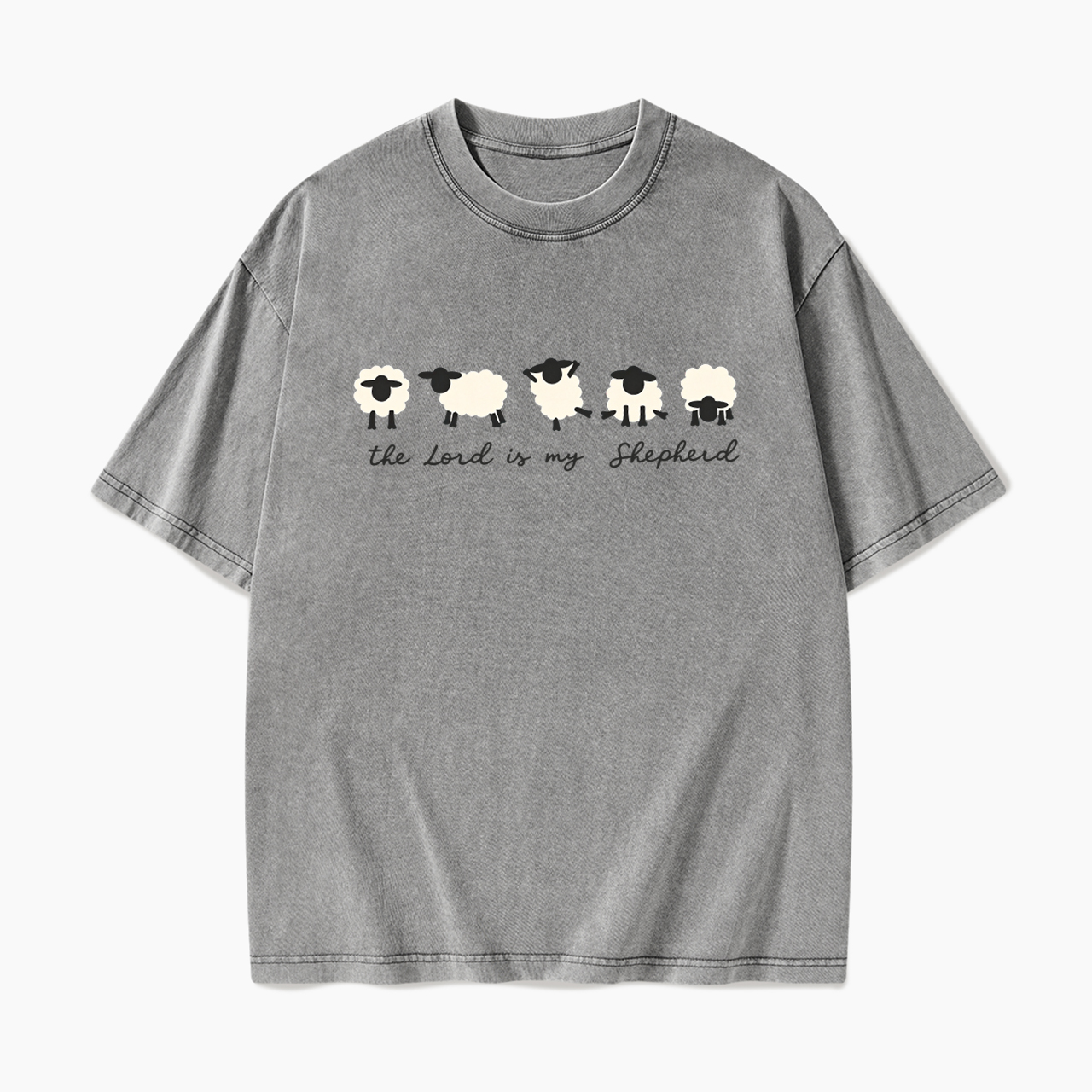 The Lord Is My Shepherd Washed Tees