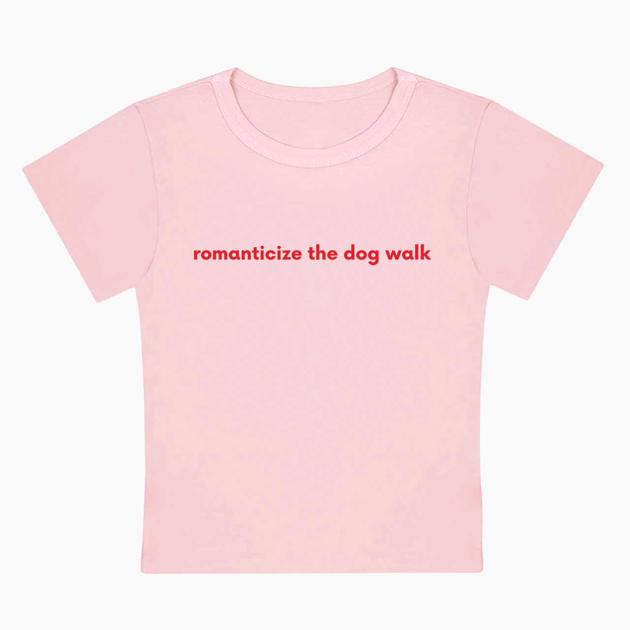 Romanticize The Dog Walk Baby Tee
