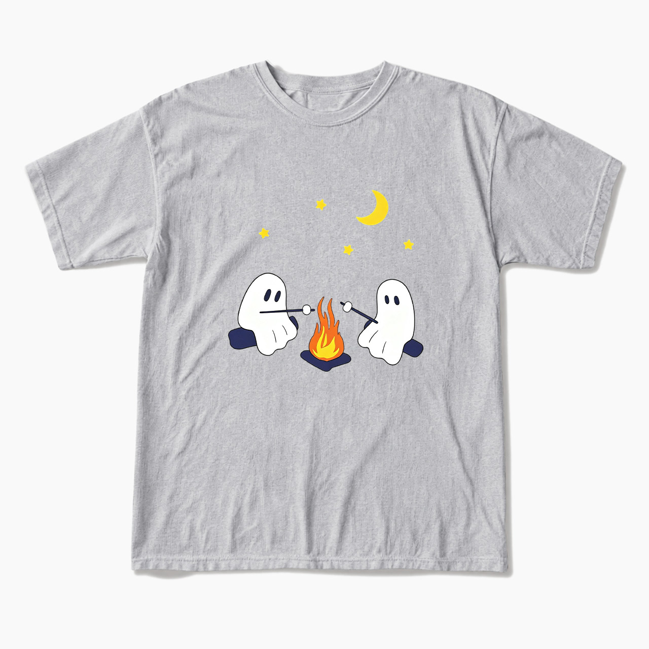 Ghosts Camping Halloween T Shirts