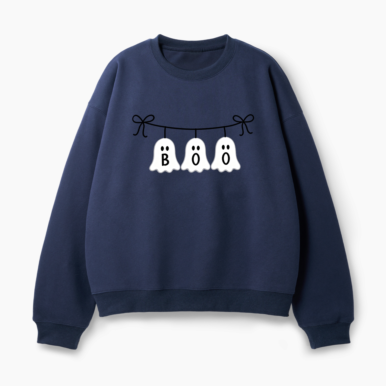 Ghost Boo Halloween Classic Sweatshirt