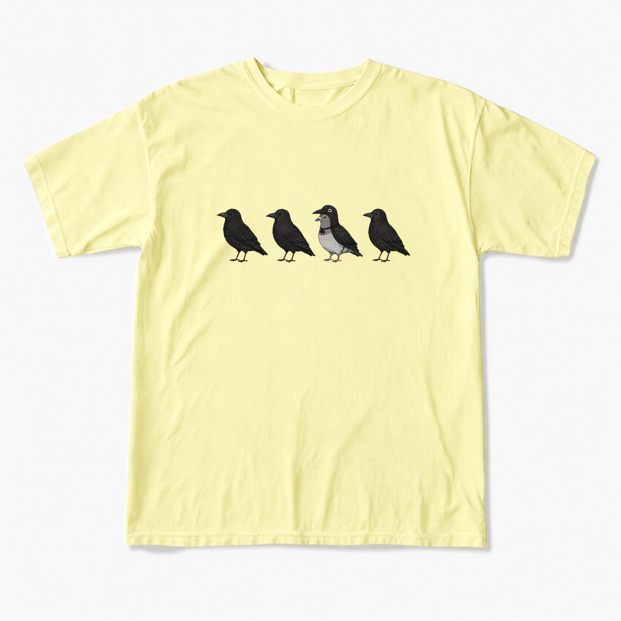 Funny Crow Pigeon Halloween T Shirts