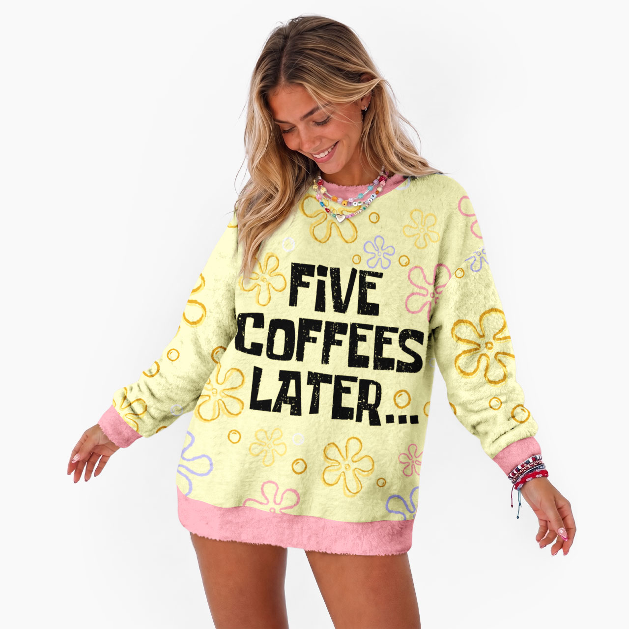 Five Coffee Later Mohair Sweatshirts