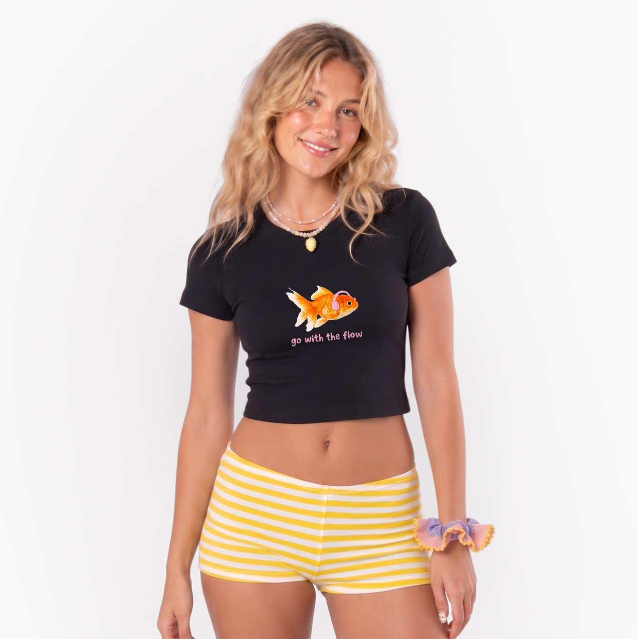 Go With the Flow Baby Tee